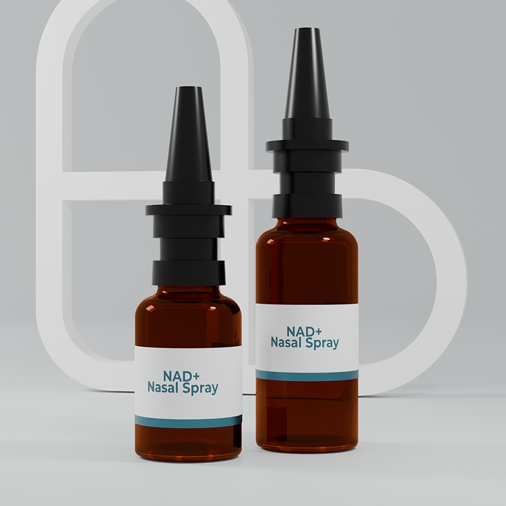 NAD+ Nasal Spray bottles, 150 mg/mL, 30 mL spray