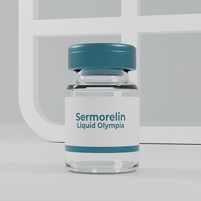Sermorelin liquid Olympia vial, 0.9 mg per mL, 10 mL